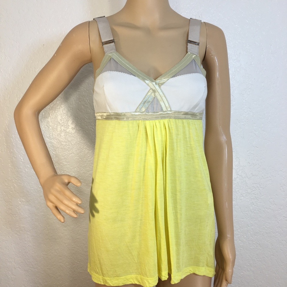 VPL Yellow & Gray Tank Top
